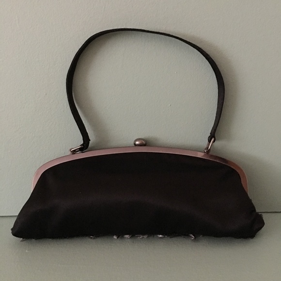 Women\'s Vintage Shell & Satin Evening Handbag